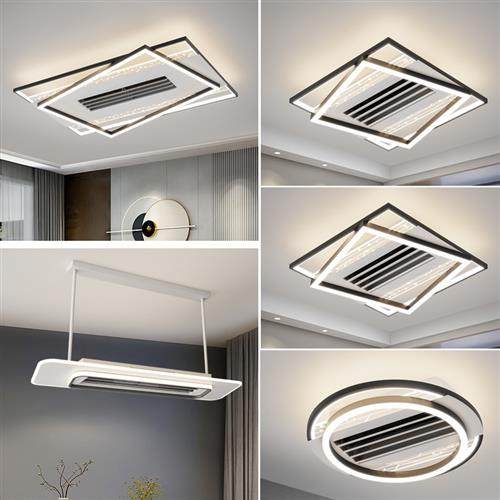 全光谱客厅电扇灯现代简约餐厅吸顶灯卧室静音无叶风扇灯中山灯具,家装灯饰光源,风扇灯,淘宝优惠券,粉丝福利购,淘宝优惠卷