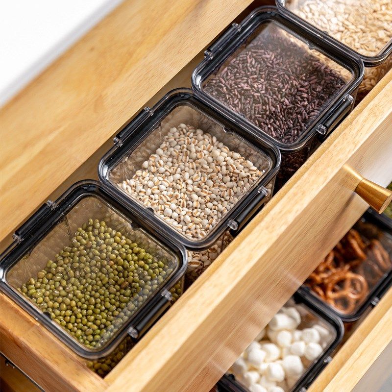 密封罐家用五谷杂粮厨房收纳盒食品级塑料盒子零食坚果干货储物罐,厨房/烹饪用具,密封罐,淘宝优惠券,粉丝福利购,淘宝优惠卷