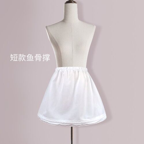 洛丽塔裙撑Lolita入坑三件套日常欧根纱暴力鱼骨撑防走光南瓜裤