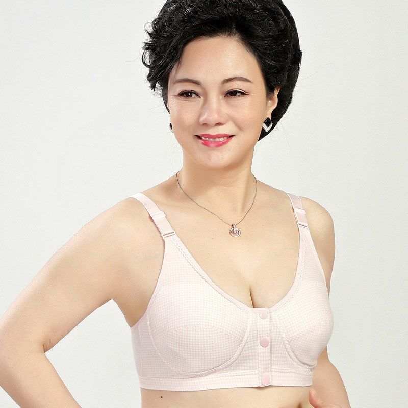 新款前排三扣中老年文胸背心式无钢圈 哺乳孕妇内衣,女士内衣/男士内衣/家居服,文胸,淘宝优惠券,粉丝福利购,淘宝优惠卷