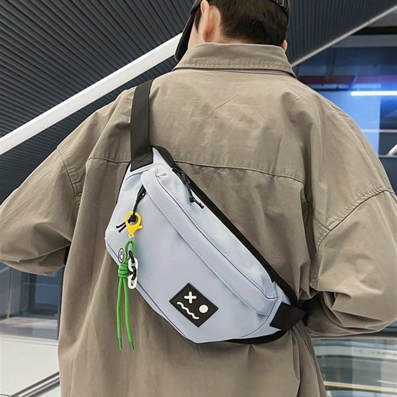 新款日系简约男士胸包潮流个性情侣款挎包运动百搭后背斜挎包腰包,箱包皮具/热销女包/男包,胸包,淘宝优惠券,粉丝福利购,淘宝优惠卷