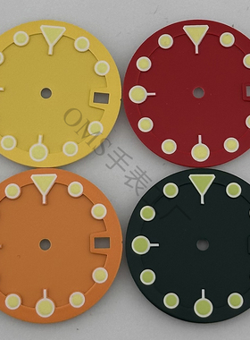 28.65mm改装适用NH35/NH36双层表盘机芯款潜水表手表配件