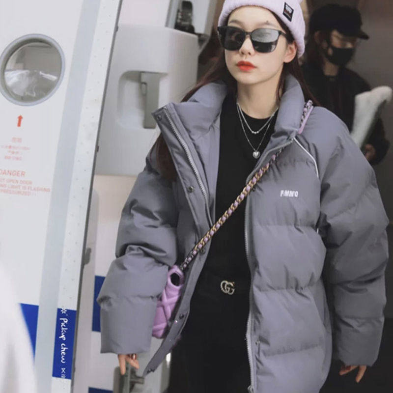 新款棉衣女外套反季女装时尚韩版宽松冬季棉袄学生气质女装面包服