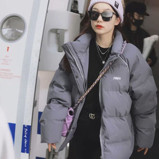 新款棉衣女外套反季女装时尚韩版宽松冬季棉袄学生气质女装面包服