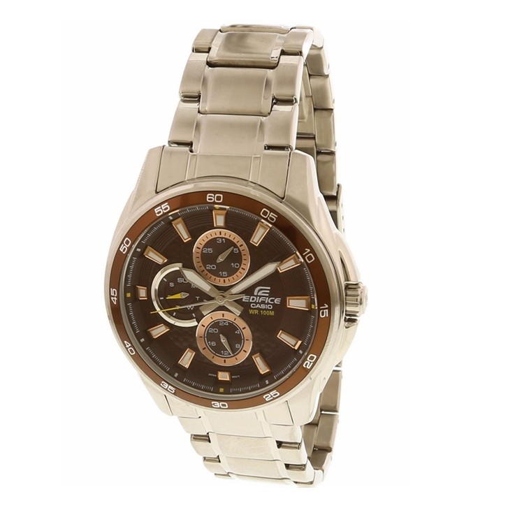 美国直邮代购正品casio卡西欧男表edifice石英防水手表ef334d-5av
