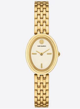美国直邮代购正品Tory Burch汤丽伯琦女椭圆时尚石英手表TBW6032