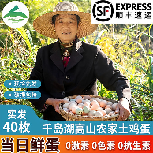 正宗土鸡蛋农家散养蛋千岛湖含硒