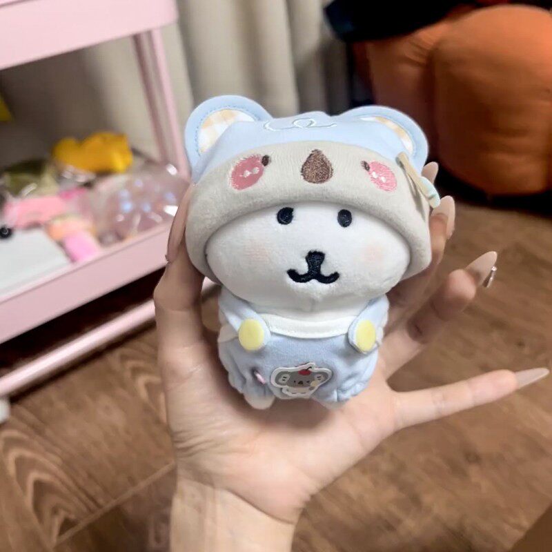 10cm自嘲熊娃衣考拉贝贝套装帽子13厘米棉花娃娃公仔玩偶换装衣服