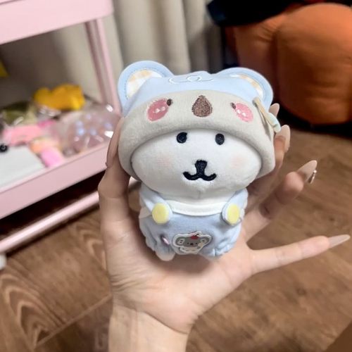 10cm自嘲熊娃衣考拉贝贝套装帽子13厘米棉花娃娃公仔玩偶换装衣服