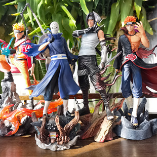 现货动漫火影 高配优质版宇智波鼬仙人鸣人千手扉间手办公仔模型