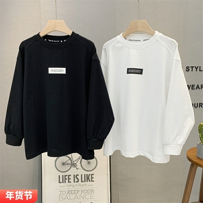 布芮欧童装儿童韩版纯棉打底衫潮