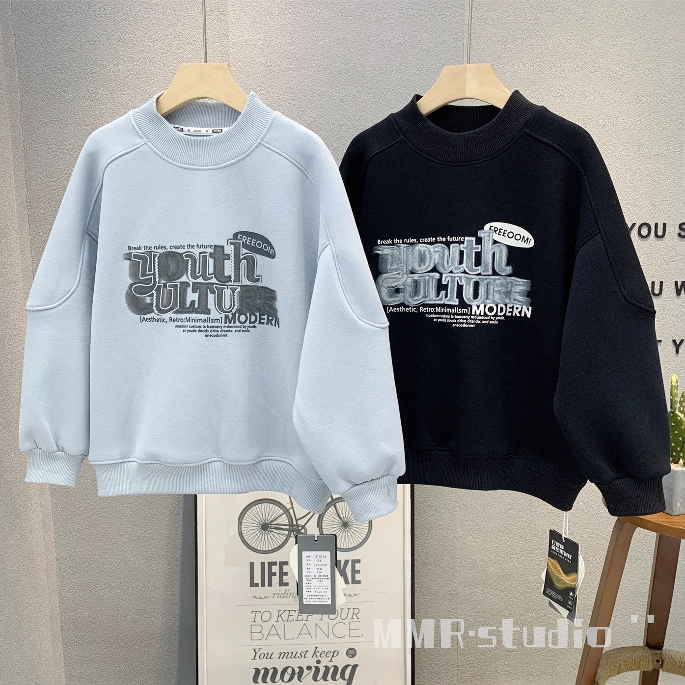 牛哆哆童装儿童韩版磨毛卫衣潮