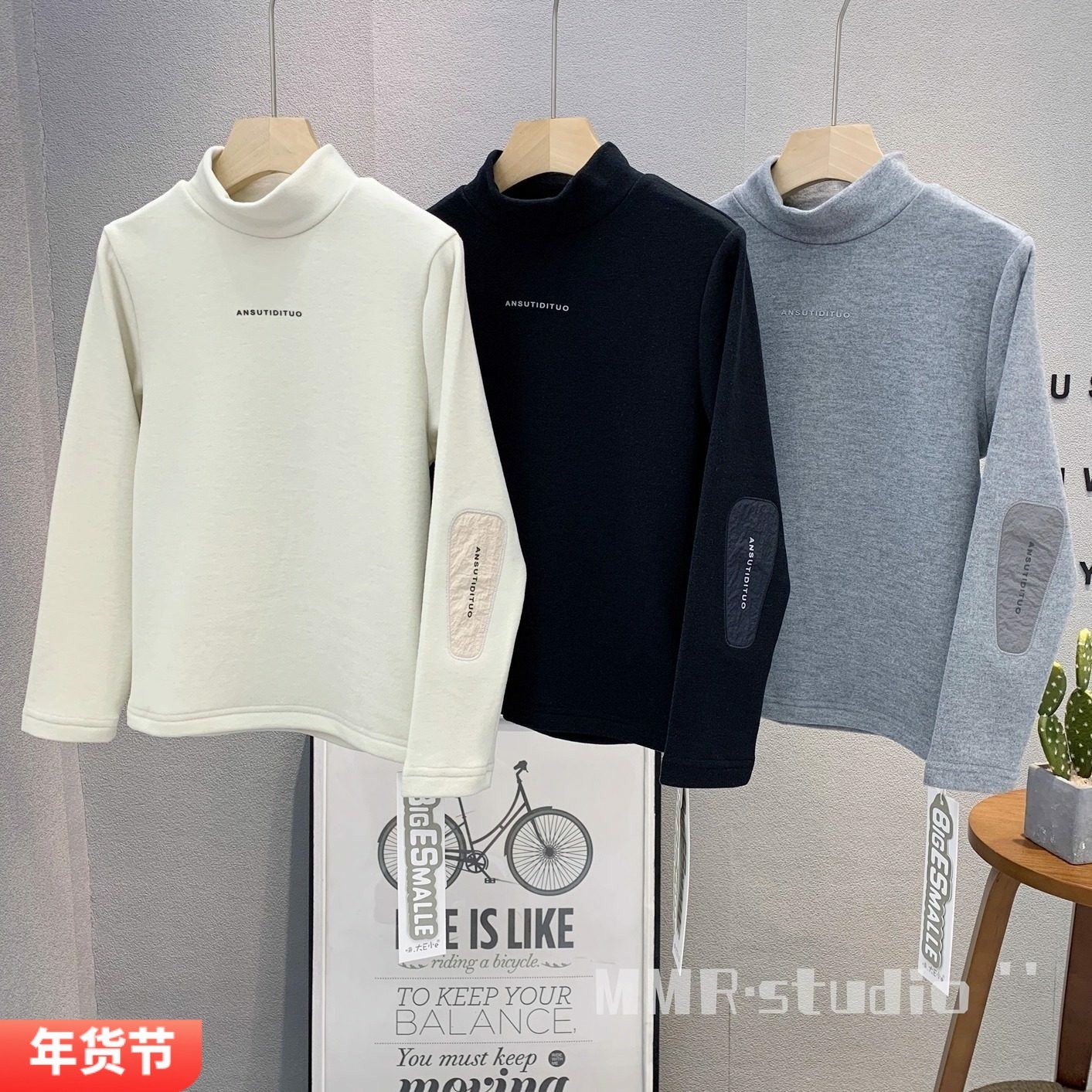 大E小e童装 儿童德绒打底衫2025秋冬男女童百搭半高领长袖T恤2831,童装/婴儿装/亲子装,T恤,淘宝优惠券,粉丝福利购,淘宝优惠卷