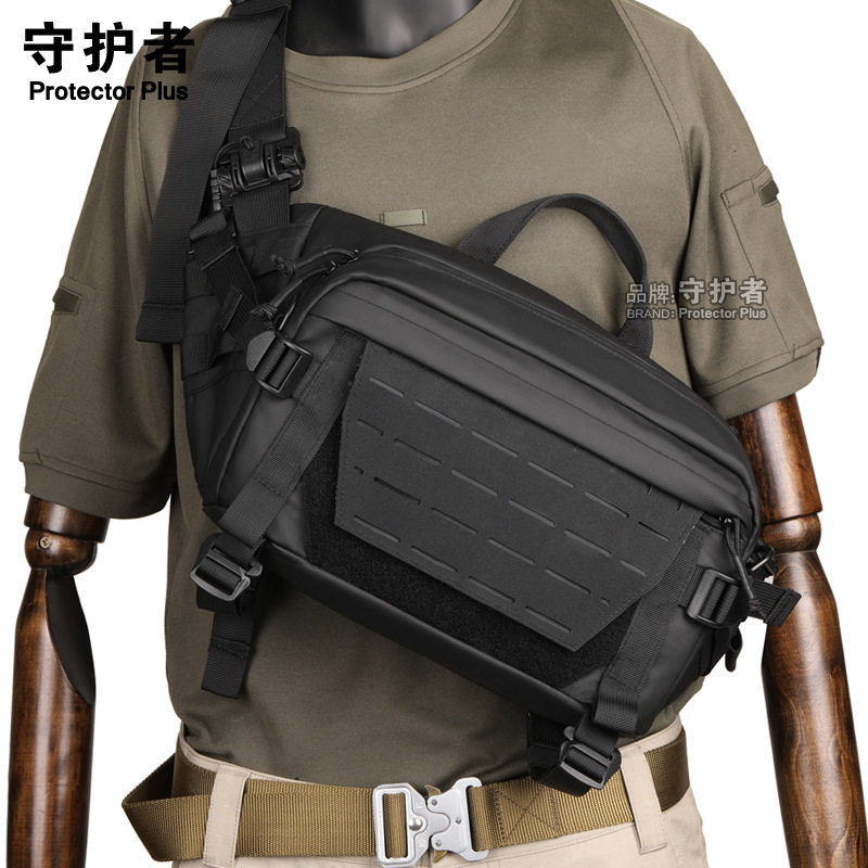 守护者模组机能挎包 防水皮膜斜挎包战术EDC大容量单肩包男士胸包