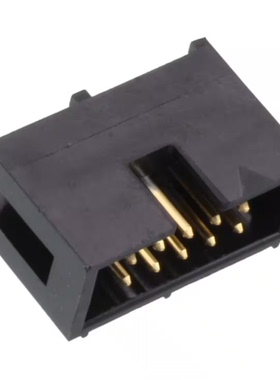 HIF3F-10PA-2.54DSA(71) 10pin 2.54mm间距直角黑色现货原装