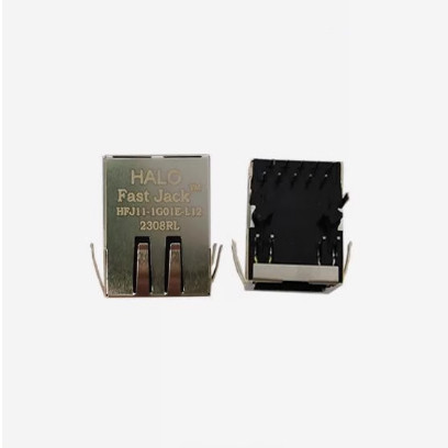 HFJ11-1G01E-L12RL  RJ45 带灯变压器现货原装