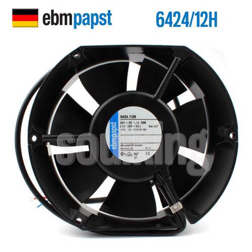 原装德国EBMPAPST TYP 6424H 17251 24V 1.1A 26W 大风量散热风扇