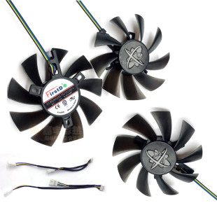 580 双滚球 4G黑狼版 XFX讯景RX 270A 480 2G显卡风扇 470D