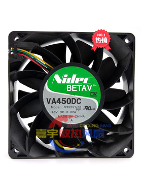原装NIDEC VA450DC V35251-58 48V 0.62A 12038工控机服务器风扇