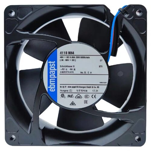 papst德国ebmpapst 4118NH4 48V 28W12CM 12038 变频器散热风扇