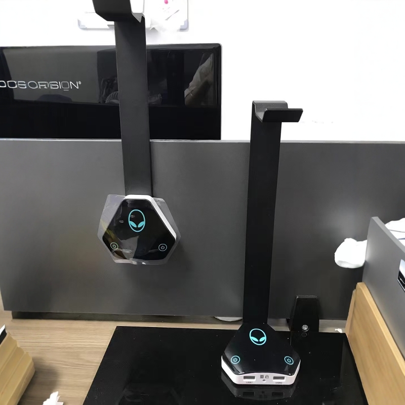 管道出风口桌面开关电竞酒店网吧专用可定制带耳机支架机箱外置键