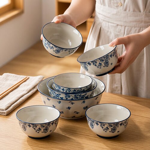 胖东来同款顺祥陶瓷乔迁餐具套装