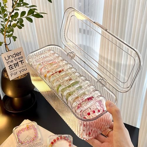 文玩手串收纳盒透明项链手链展示