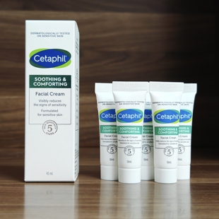 Cetaphil丝塔芙舒缓修护四维面霜B5积雪草保湿乳液45ml含烟酰胺