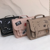 外贸洋气catwalk时尚 手提包 休闲单肩包 学院风邮差包 男女斜挎包