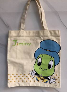 日单蟋蟀Jiminy杰明尼帆布包单肩