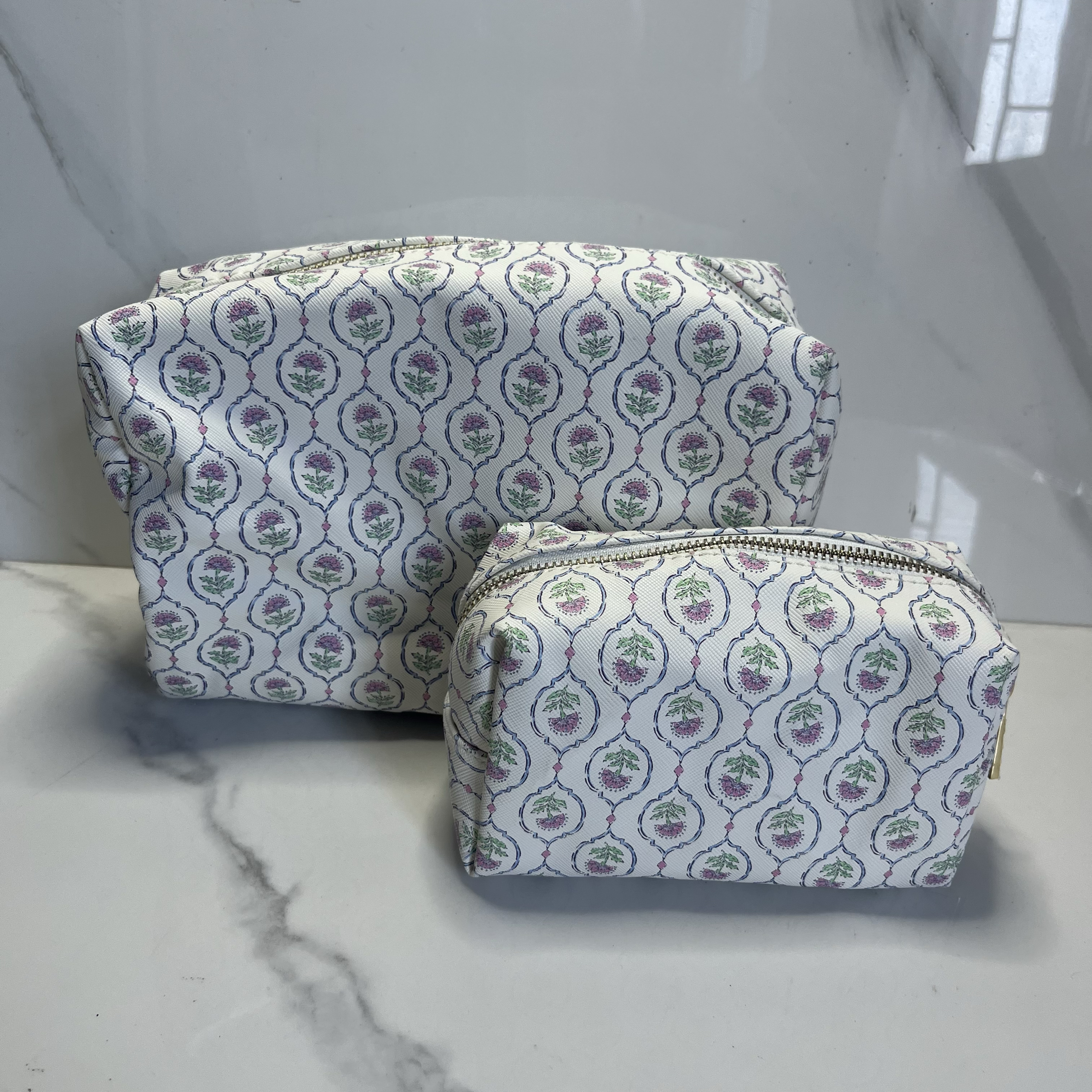 外贸出口 碎花 pu化妆包 原单可能微瑕疵