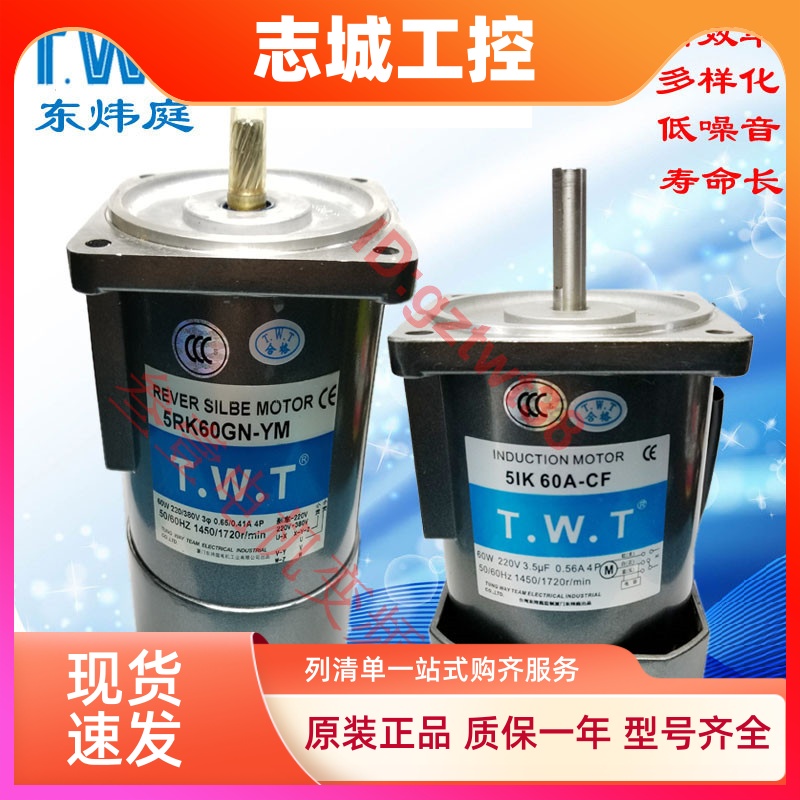 TWT东炜庭马达5RK 5IK60A-CF AF YF SF CFT SFT YFT CM YM电机60W
