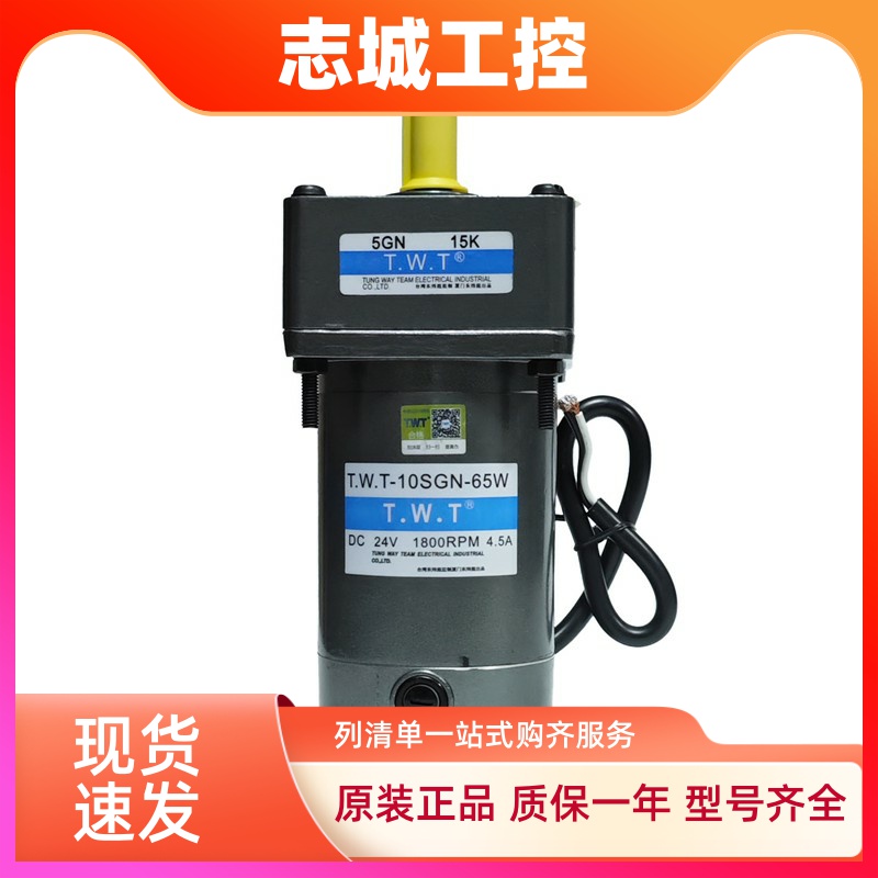 东炜庭TWT-10SGN-65W-24V直流马达5GN15K20K25K30K40K50K减速马达