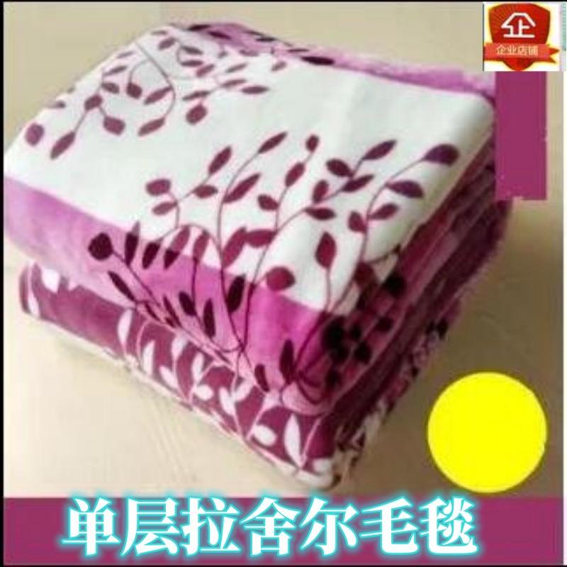 厂销超柔单层拉舍尔毛毯子学生宿舍毯秋冬单双人绒毯秋冬加厚床单