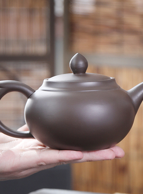 宜兴紫砂壶半手工大小容量泡茶壶单壶西施石瓢壶球孔家用功夫茶具