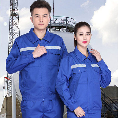 劳保工作服套装男秋冬长袖耐磨耐脏反光加厚修车汽修工程服车间衣 - 封面