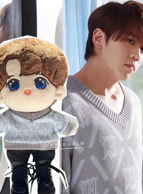 现货20cm Keung To 姜濤 新歌《流浪星球》同款针织毛衣公仔衫