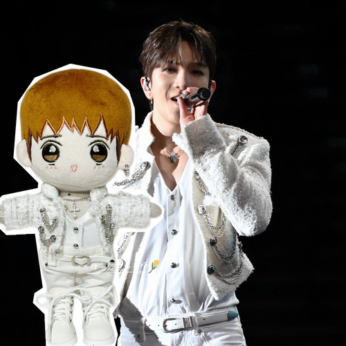 Mirror盧瀚霆AnsonLo18 20cm 慈善演唱会同款白色小香娃衣套装