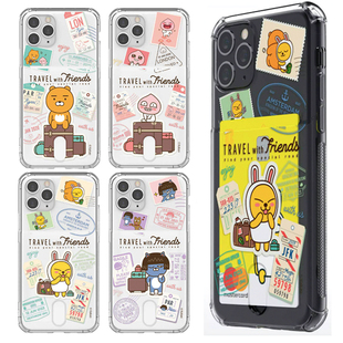 Kakao韩国屁桃RYAN狮子卡通可爱适用苹果iPhone14promax手机壳13promax插卡14防摔13透明保护套