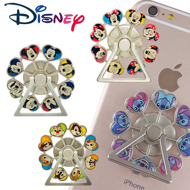 迪士尼授权disney米奇米妮摩天轮指环扣粘贴旋转手机支架