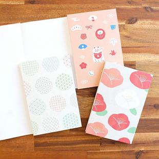 日本古川纸工美浓和纸御朱印帐复古旅行盖章本折页手帐本集章本