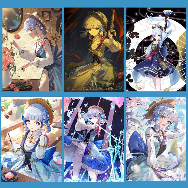 神里绫华海报原神白鹭公图片