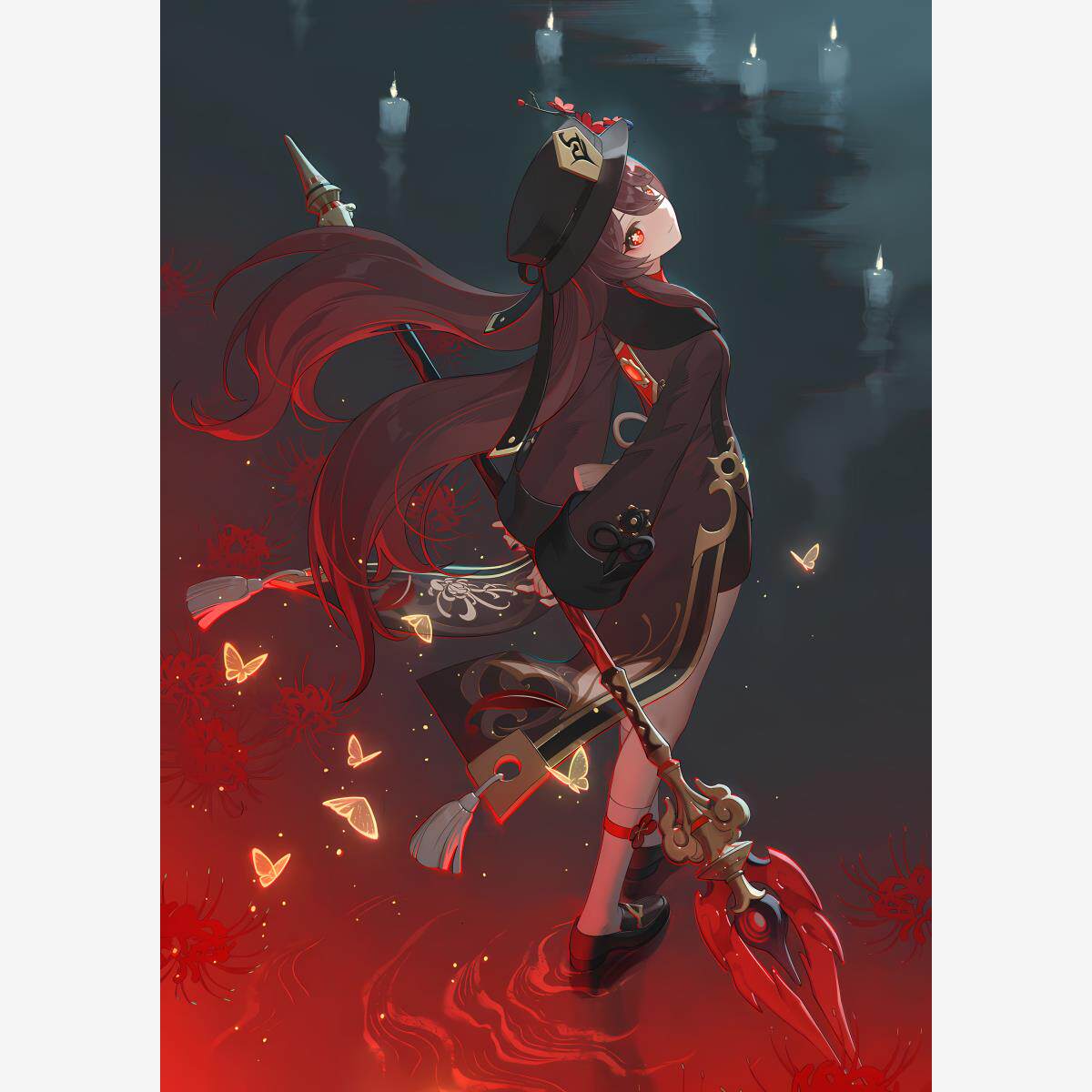 原神胡桃周边收藏贴纸二