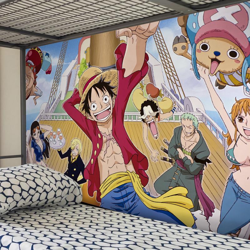 海贼王墙贴画路飞索隆宿