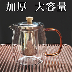 透明高硼硅耐热玻璃茶壶