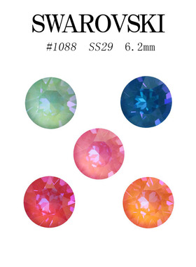 现货日本 SWAROVSKI施华洛奥钻水晶尖底圆钻粘钻堆钻彩钻美甲饰品