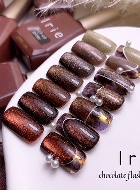 现货日本Irie星空璀璨猫眼胶美拉德焦糖巧克力色秋冬显白 CF01-07