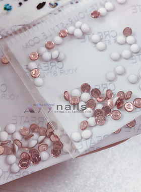 现货 日本Swarovski美甲饰品平底钻＃2038瓷白色 SS6~12 mayu