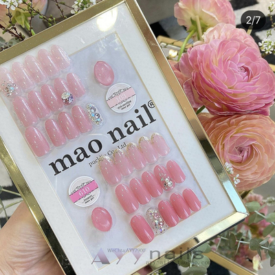 日本maonail春新色胶魅力粉色