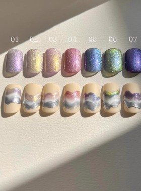 现货日本irie人鱼偏光色梦幻猫眼胶TOY's×INITY色胶光疗胶瓶装胶